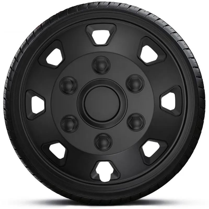 Poklice na kola ITAH VAN black - kryty kol pro vozy VAN 15" - sada 4 ks - J-TEC Nízká Cena