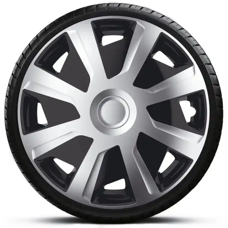 Vrácení Zdarma Poklice na kola MISTRAL VAN silver black - kryty kol pro vozy VAN 16" - sada 4 ks - J-TEC