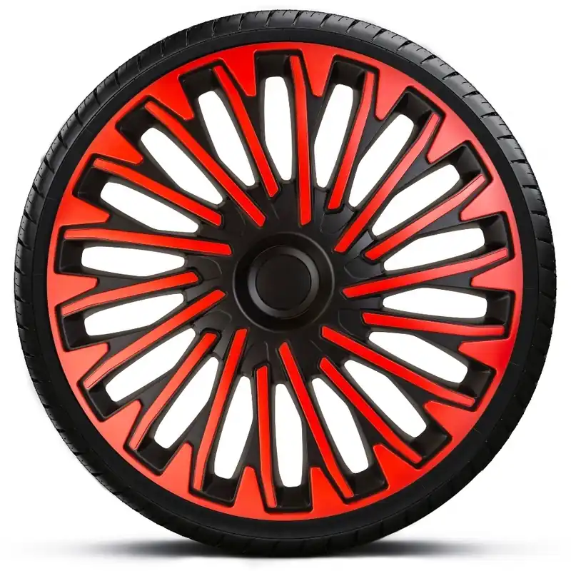 Poklice na kola - kryty kol SOHO red 16" - sada 4 ks - Argo Nízká Cena