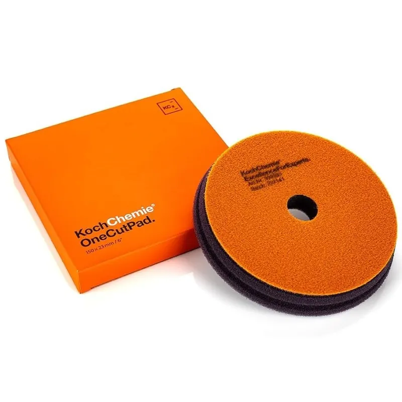 Originální Leštící pěnový kotouč Koch One Cut oranžový 126x25 mm, středně tvrdý