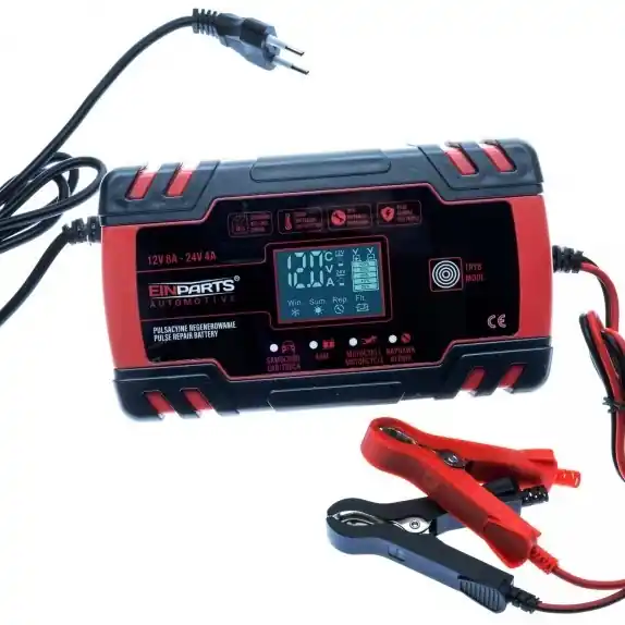 Inteligentní autonabíječka EINPARTS 12V-24V (30 - 150 Ah) s funkcí opravy akumulátoru Super Cena