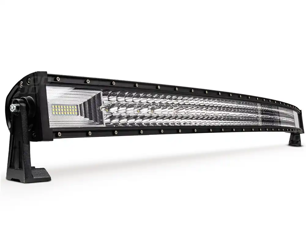 LED BAR zakřivené pracovní světlo 58320 LM 130 cm, 729W AMIO Super Cena