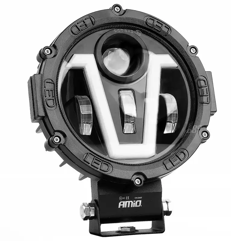 LED pracovní světlo V-LIGHT 5500 LM 50W Ø 172x60 mm, 4 funkční AMIO Nízká Cena