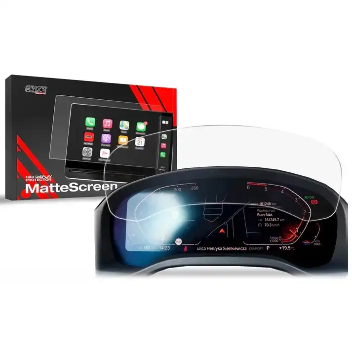 Nová Kolekce Matná fólie na displej GRIZZ Protector pro BMW X4 G02 (od roku 2018>) - displej Live Cockpit 12,25"