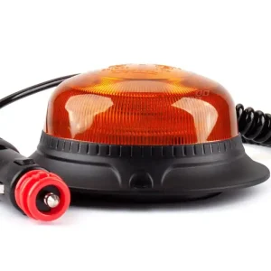 LED magnetický maják 12/24V, 18 LED, oranžový, R65 R10 AMIO W21m Odeslání Ihned