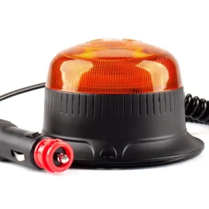 LED magnetický maják 12/24V, 18 LED, oranžový, R65 R10 AMIO W21ml Značkový