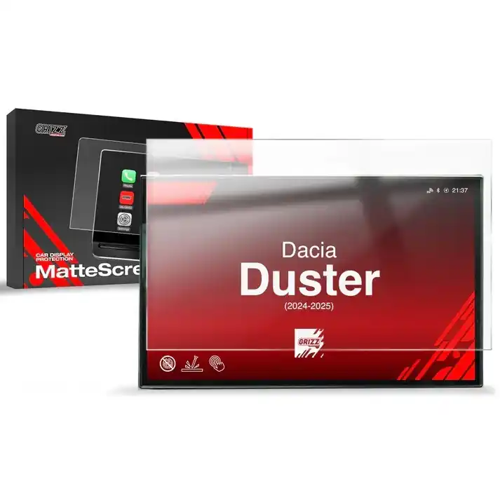 Matná fólie na displej GRIZZ Protector pro Dacia Duster III (od roku 2024>) - displej 10" Bezpečná Platba