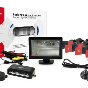 Omezená Nabídka Parkovací zapuštěné senzory s kamerou AMIO HD-305 a TFT displejem 4.3"