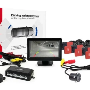 Parkovací zapuštěné senzory s kamerou AMIO HD-307-IR a TFT displejem 4.3" Odeslání Ihned
