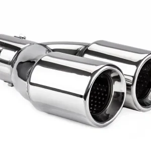 Přímo Od Výrobce Dvojitá koncovka výfuku AMIO MT 008, 2x Ø 74 mm, kulatá
