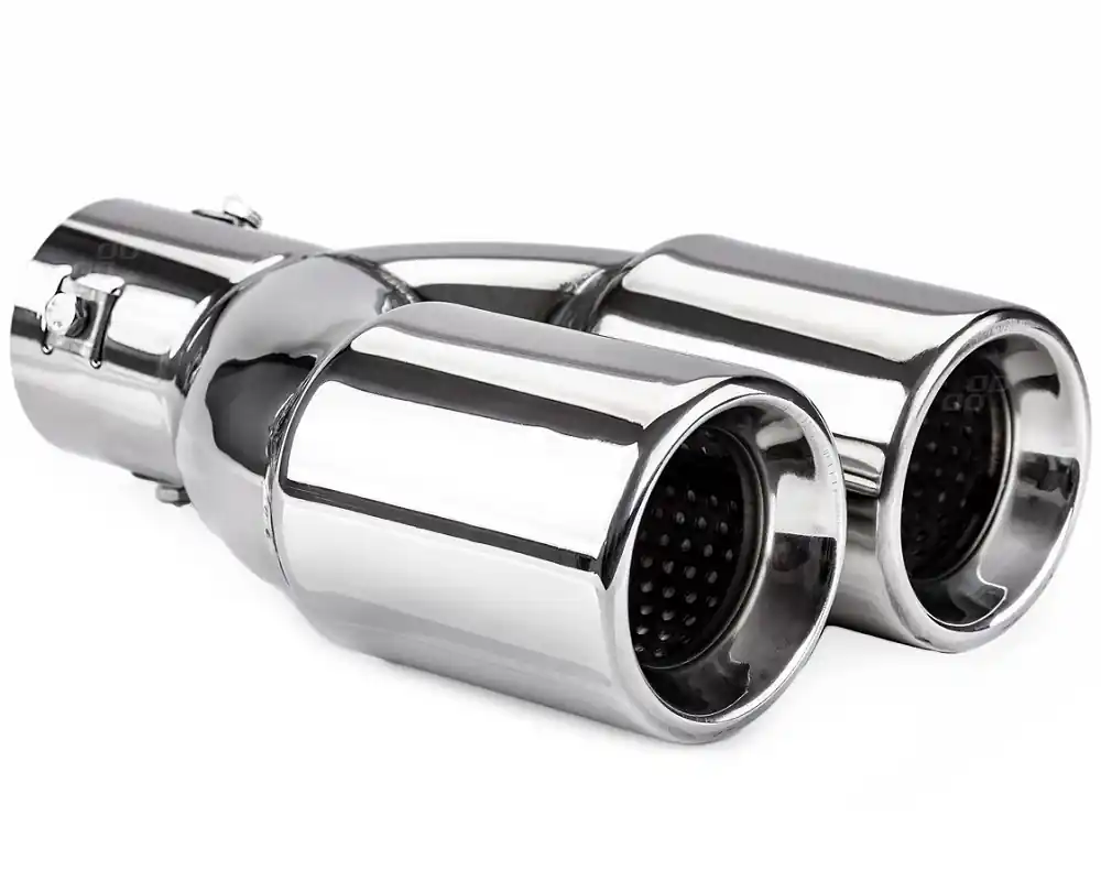 Přímo Od Výrobce Dvojitá koncovka výfuku AMIO MT 008, 2x Ø 74 mm, kulatá