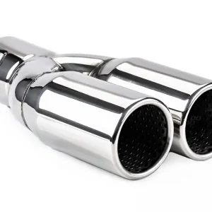 Aktuální Dvojitá koncovka výfuku AMIO MT 004, 2x Ø 63 mm, kulatá