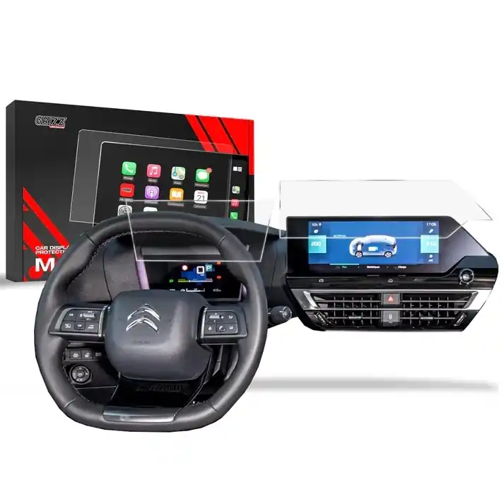 Akční Nabídka Matné fólie na displej GRIZZ Protector 2v1 pro Citroen e-C4 X (od roku 2023>) - displej 10"