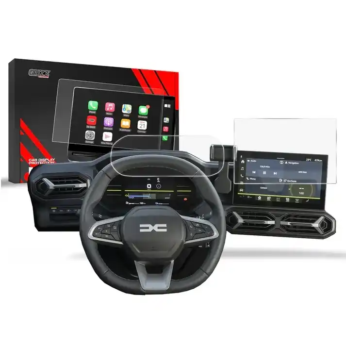 Značkový Matné fólie na displej GRIZZ Protector 2v1 pro Dacia Duster III (od roku 2024>) - displej 10"