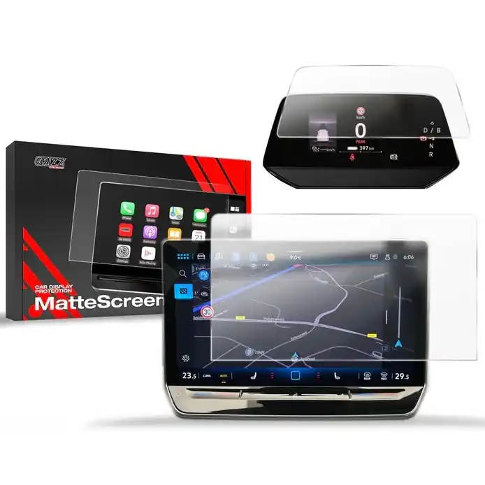 Odeslání Ihned Matné fólie na displej GRIZZ Protector 2v1 pro Volkswagen ID.4 (od roku 2024>) - displej 12,9"