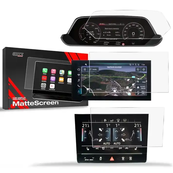 Matné fólie na displej GRIZZ Protector 3v1 pro Audi e-tron (2018 - 2022) Výprodej