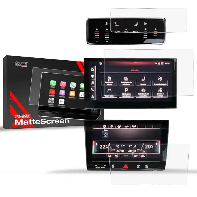Must-Have Matné fólie na displej GRIZZ Protector 3v1 pro Audi Q8 (od roku 2018>)
