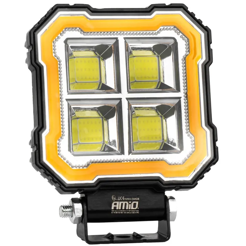 LED pracovní světlo 4800 LM 48W 110x110x38 mm bílo oranžové AMIO Objednat Nyní