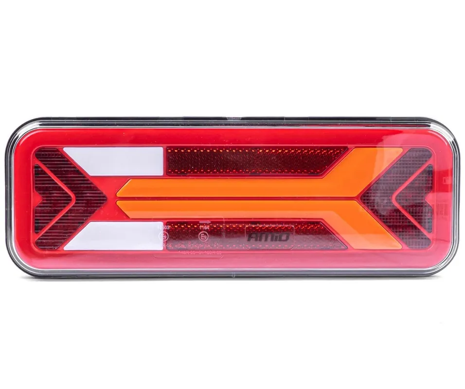 Přímo Od Výrobce LED dynamické a neonové světlo na přívěsy AMIO, 5 funkcí, 280x100 mm, pravé