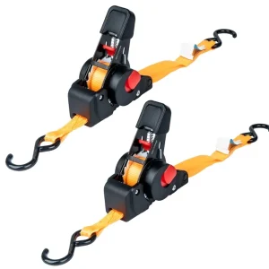 Pouze Dnes Samonavíjecí upínací popruhy s račnou AMIO 200 kg 2 metry x 18 mm S-TYPE, 2 ks