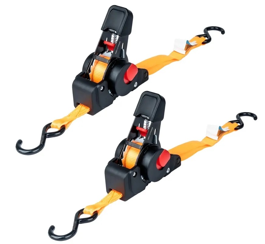 Pouze Dnes Samonavíjecí upínací popruhy s račnou AMIO 200 kg 2 metry x 18 mm S-TYPE, 2 ks