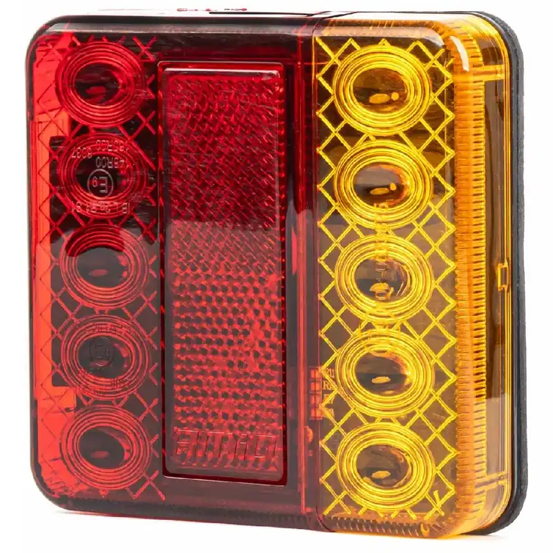 Koupit Online LED světlo na vozíky a přívěsy AMIO, 4 funkce, 100x100 mm, levé nebo pravé