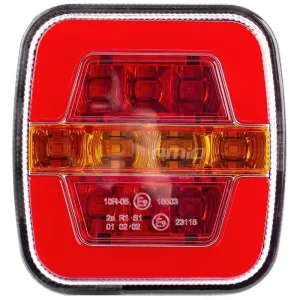 Must-Have LED světlo na vozíky a přívěsy AMIO, 3 funkce, 108x102x46 mm, levé nebo pravé