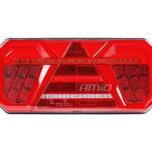 Cenový Hit LED dynamické světlo na přívěsy AMIO, 5 funkcí, 305x140 mm, pravé