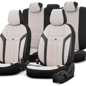 Omezená Nabídka Autopotahy univerzální OTOM SWAN 503 BEIGE 3-ZIP