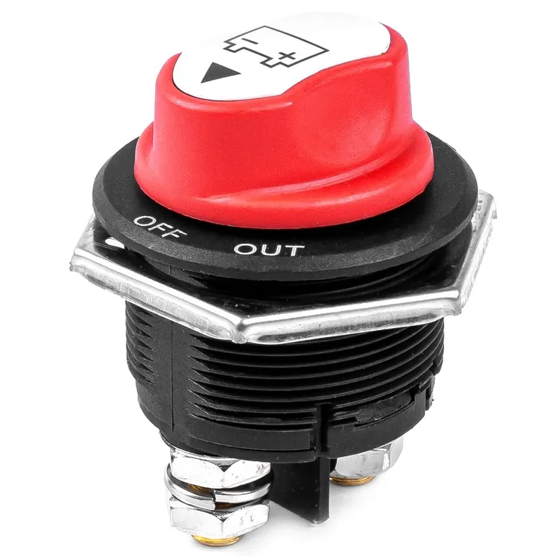 Odpojovač autobaterie 12/24V 200A, 3 polohový AMIO Víkendová Akce