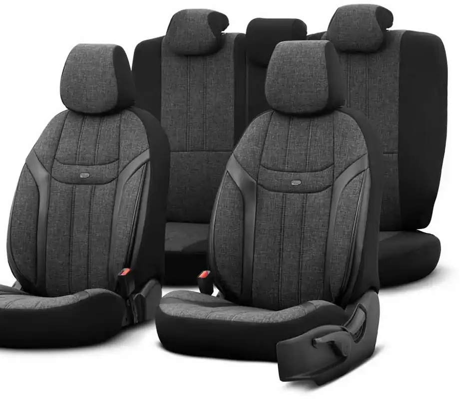 Autopotahy univerzální OTOM SWAN 501 BLACK 3-ZIP Nejprodávanější