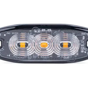 Značkový LED predátor na auto 3 LED 12-24V, oranžový, 82x30x8 mm AMIO