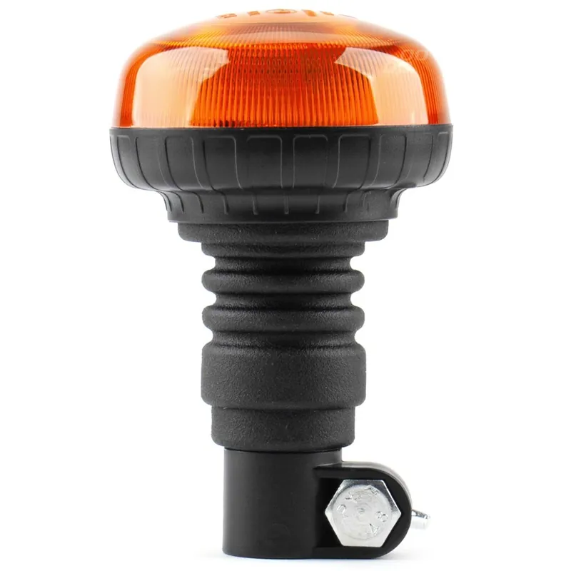 Originální LED mini maják na držák 12/24V, 18 LED, oranžový, R65 R10 AMIO