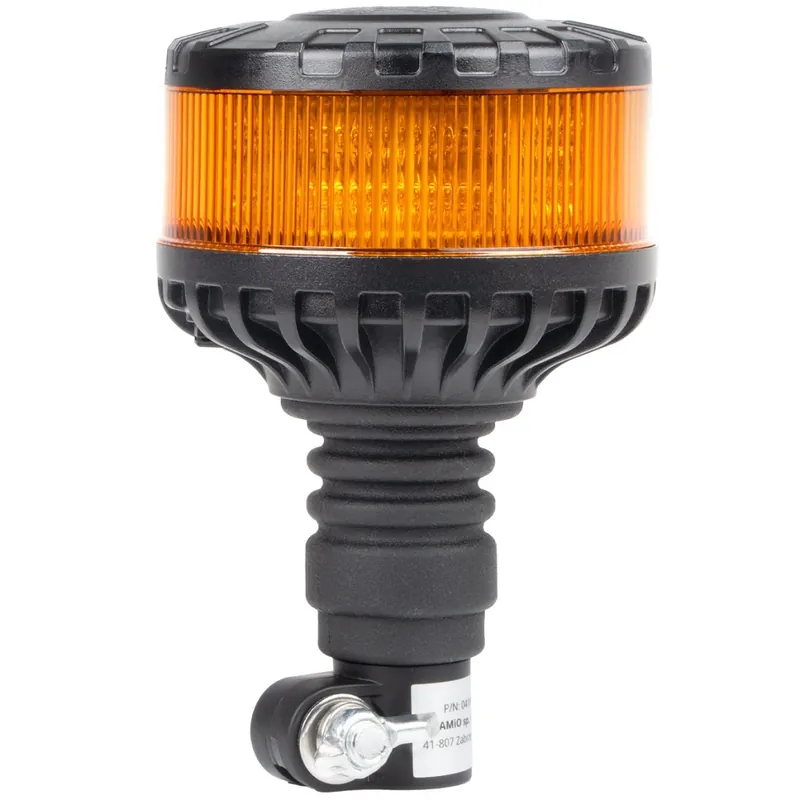 Nízká Cena LED maják na držák 12/24V, 16 LED, oranžový, do těžkého provozu AMIO