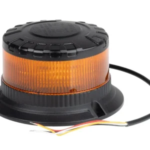 LED šroubovací maják 12/24V, 16 LED, oranžový, do těžkého provozu AMIO Časově Omezené