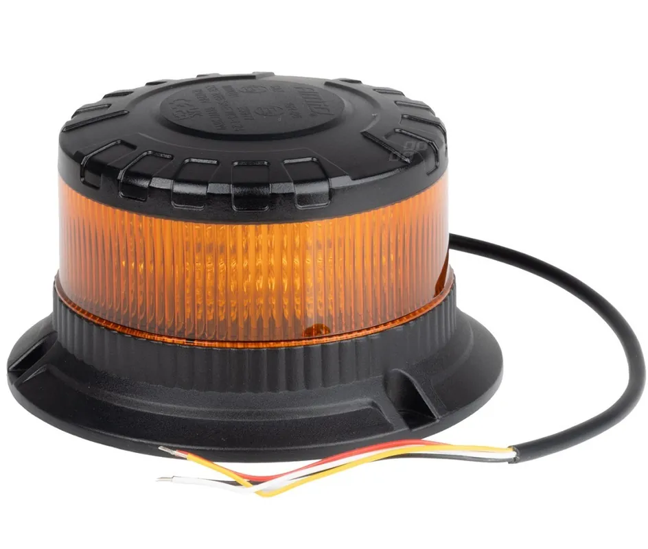 LED šroubovací maják 12/24V, 16 LED, oranžový, do těžkého provozu AMIO Časově Omezené