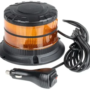 LED magnetický maják 12/24V, 16 LED, oranžový, do těžkého provozu AMIO W29M Ověřený