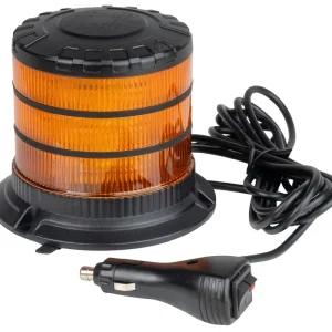 LED magnetický maják 12/24V, 24 LED, oranžový, do těžkého provozu AMIO W30M Akční Nabídka