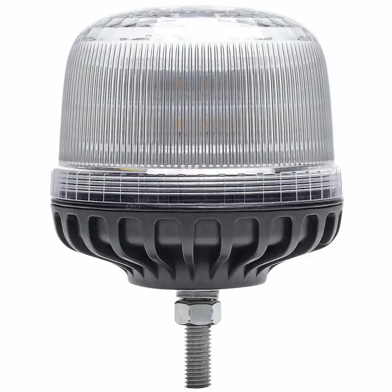 Nejlepší Volba LED maják se šroubem 12/24V, 24 LED, oranžový, bílý kryt, E9 AMIO