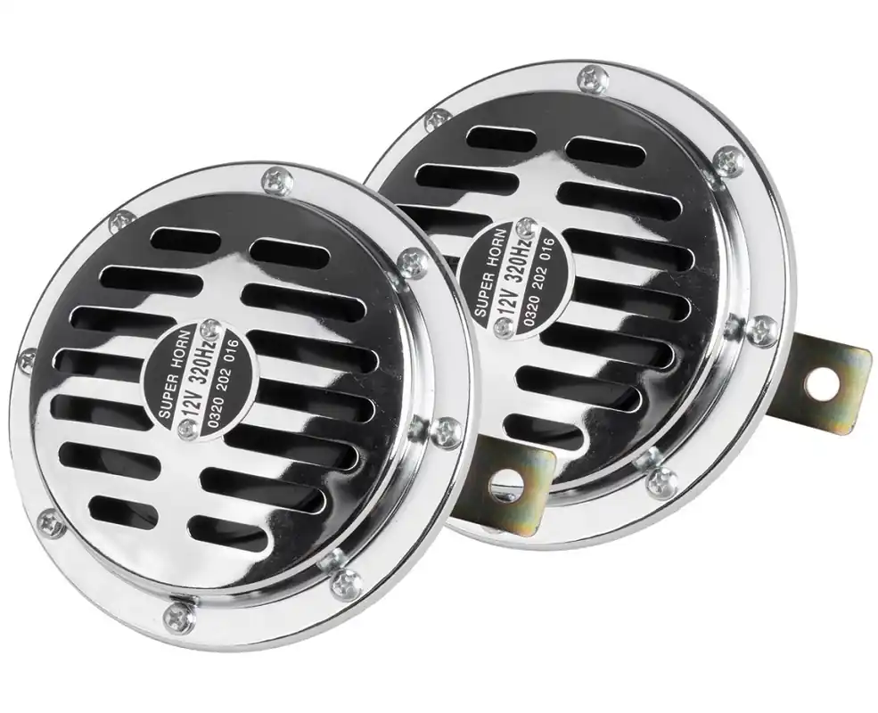 Hit Sezóny Klaksony do auta AMIO SUPER HORN 12V 110 dB, chromované