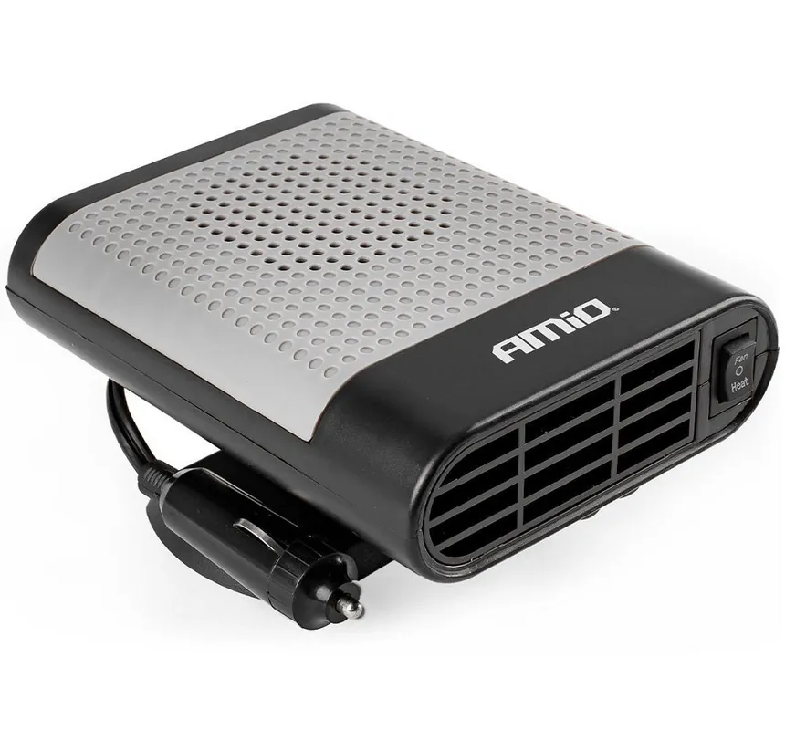 Ventilátor do auta s ohřevem 12V 150W pro odmrazování čelního okna AMIO Víkendová Akce