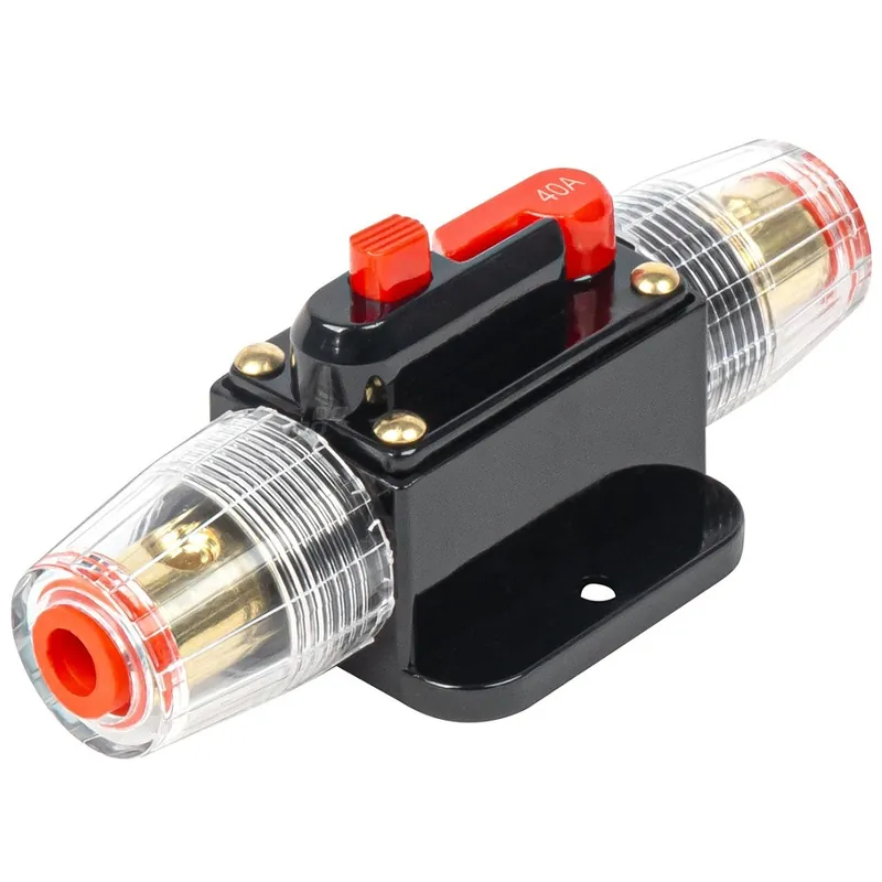 Nejlepší Volba Automobilová automatická pojistka 40A 12-48V, ø kabelu max. 8 mm AMIO