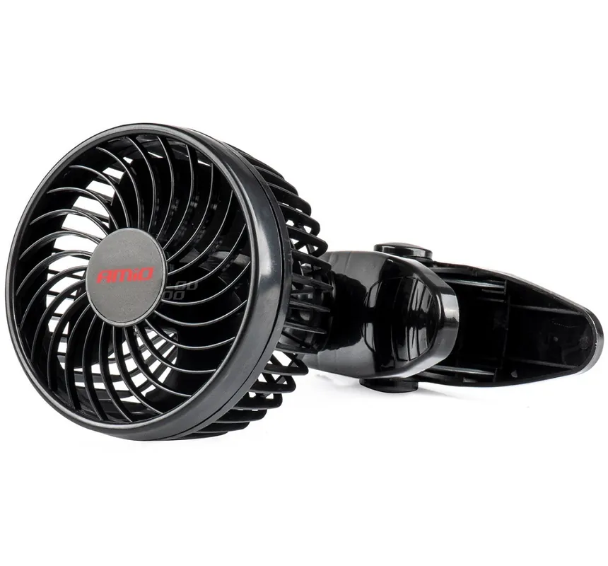 Ventilátor do auta 12V 115 mm na klips AMIO Novinka
