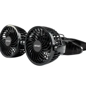 Sezónní Sleva Ventilátor do auta 24V 100 mm na klips, dvojitý AMIO