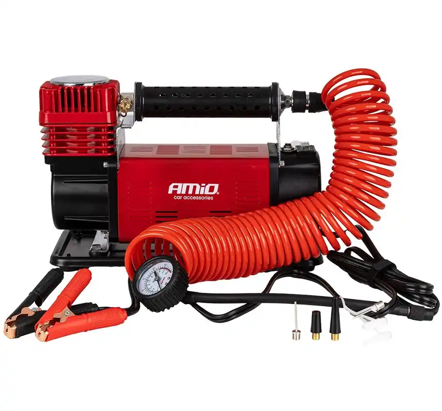 Kompresor AMIO HEAVY DUTY, 600W, 12V, 160 l/min, 10 bar, do náročných podmínek Rychlé Dodání