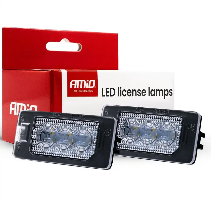 LED osvětlení SPZ Škoda Rapid (2012 - 2019) CANBUS, 3 LED AMiO Levný