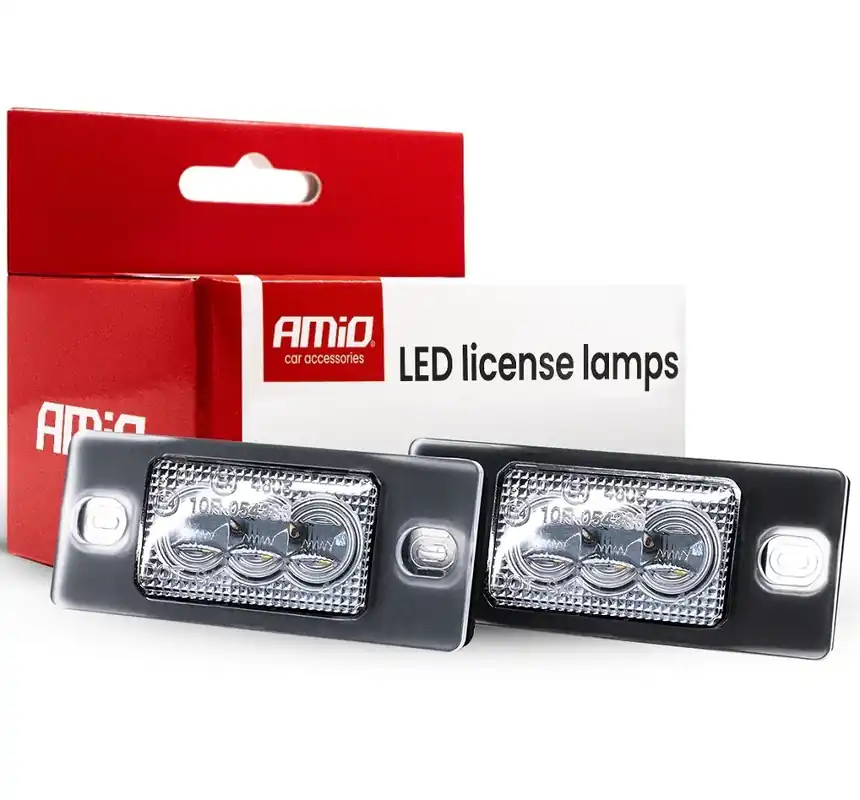 Super Cena LED osvětlení SPZ Škoda Fabia II (2006 - 2012) CANBUS, 3 LED AMiO
