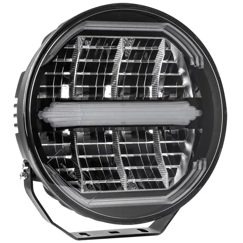 Oblíbený LED dálkové světlo AMIO 112W s funkcí obrysového světla, 6500 lm
