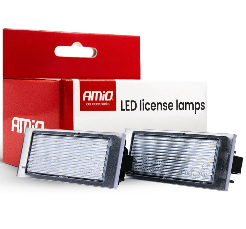 LED osvětlení SPZ Renault Clio IV (2012 - 2020) CANBUS AMiO Nová Kolekce