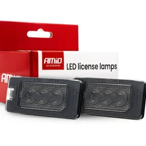 LED osvětlení SPZ BMW X5 F15 (2013–2018) CANBUS, 3 LED, kouřové AMiO Omezená Nabídka